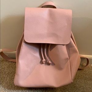 Zara blush pink backpack
